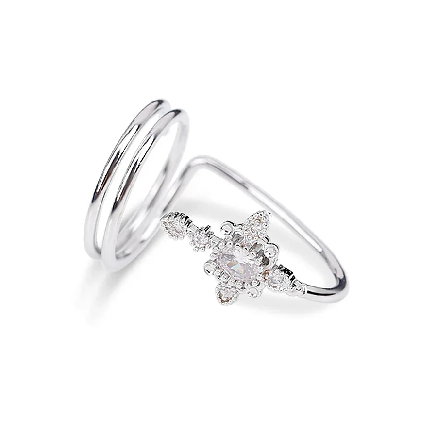 Elegant Fingertip Chic Gothic Slim Metal Nail Rings - Image 16