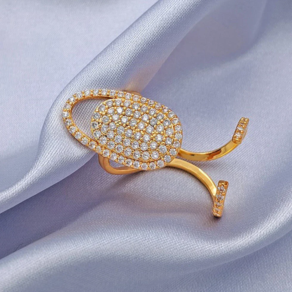 Elegant Fingertip Chic Gothic Slim Metal Nail Rings - Image 35