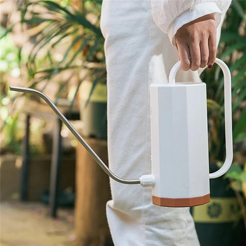 Elegant Geometric Gooseneck Plant Watering Can - Image 3