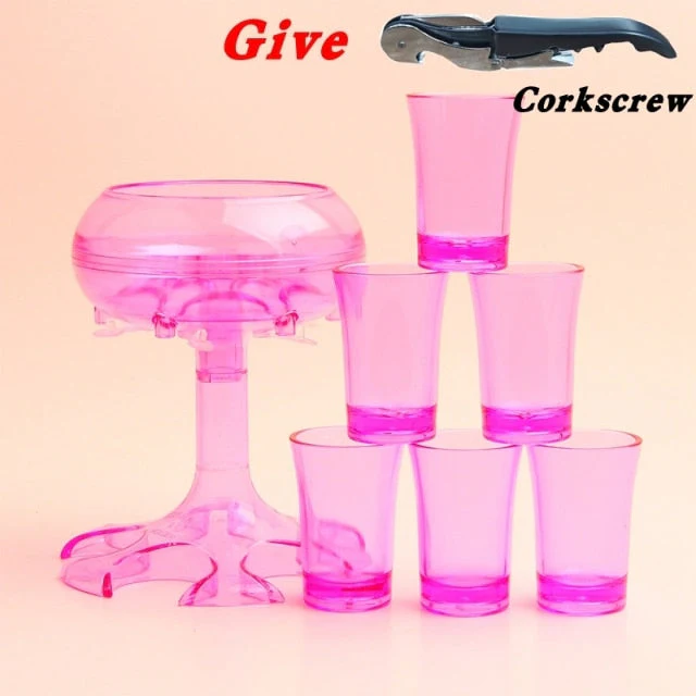 Elegant Glass Party Drink Dispenser Game Set - Image 7
