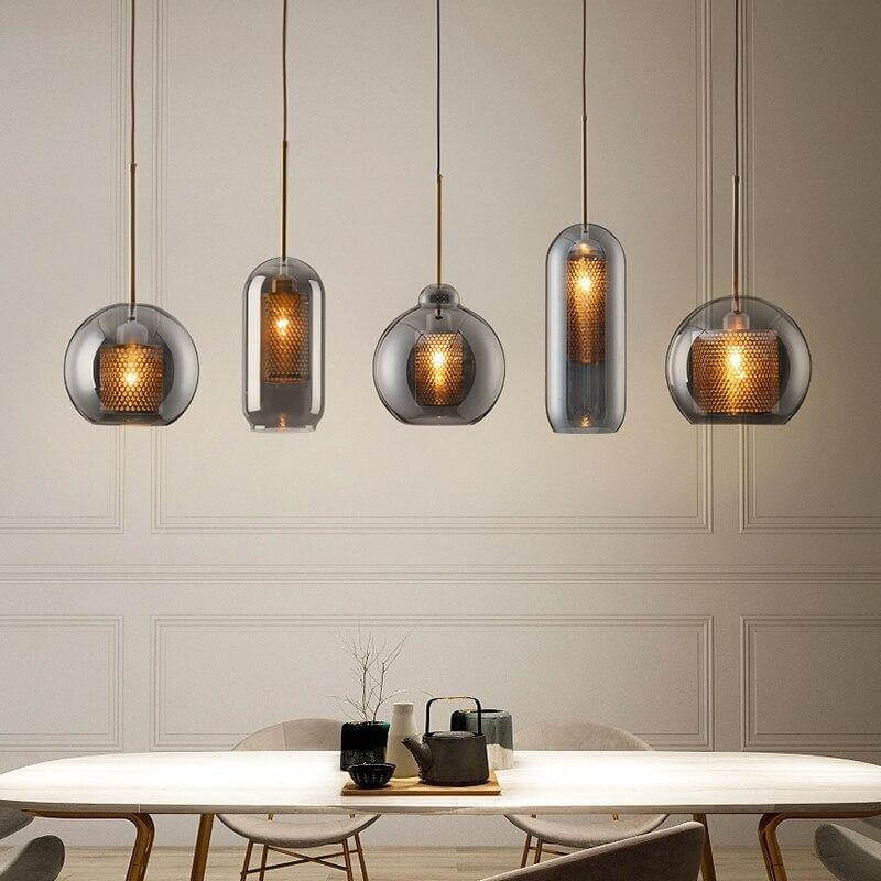 Elegant Honeycomb Bulb Pendant Lights - Image 14