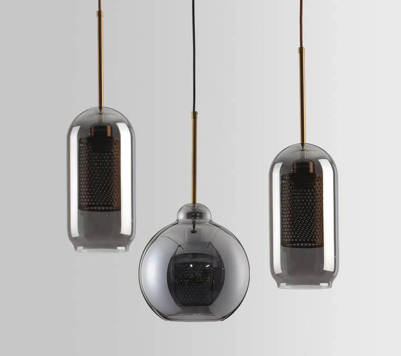 Elegant Honeycomb Bulb Pendant Lights - Image 2