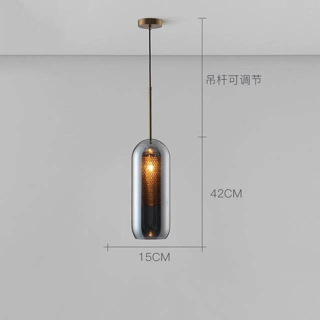 Elegant Honeycomb Bulb Pendant Lights - Image 4