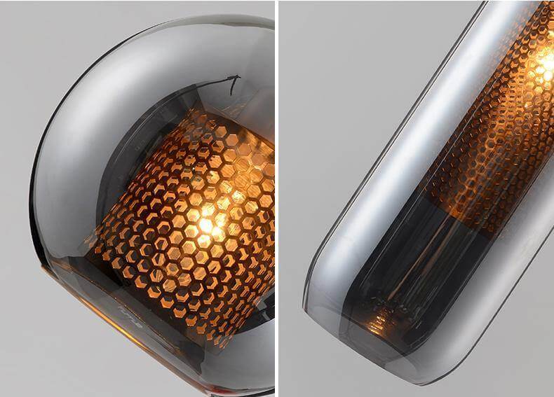 Elegant Honeycomb Bulb Pendant Lights - Image 8