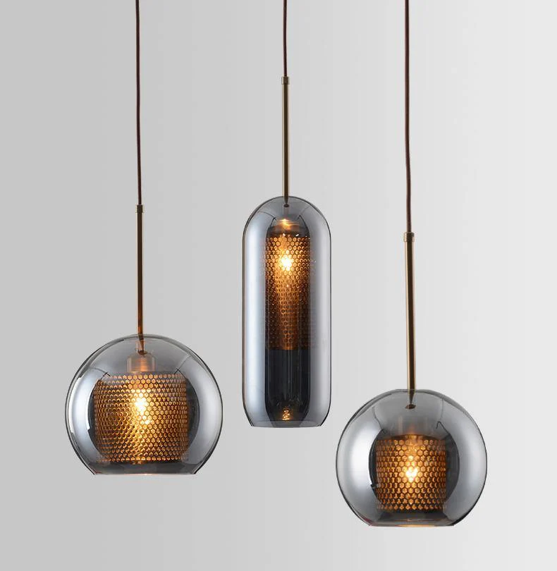 Elegant Honeycomb Bulb Pendant Lights - Image 9