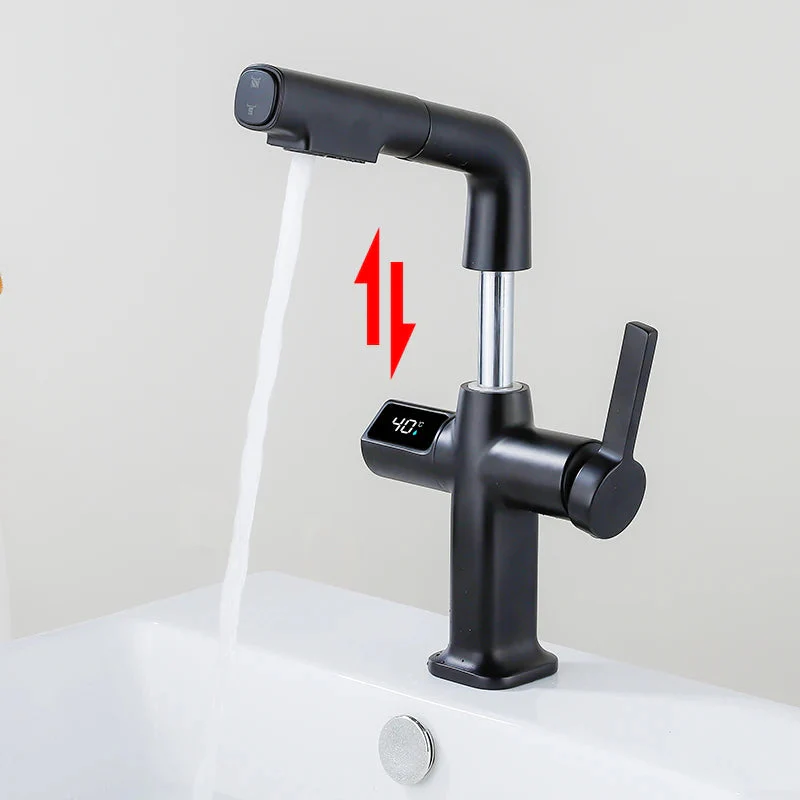 Elegant House Brass Aqua View Bathroom Digital Faucet - Image 2