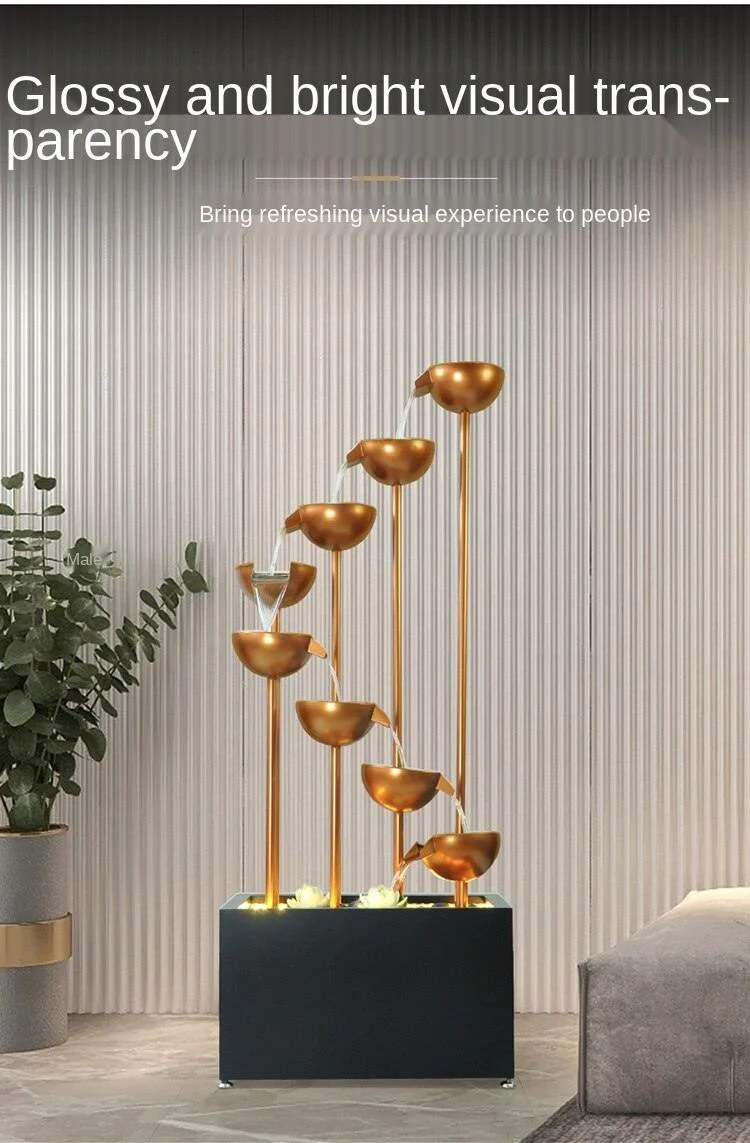 Elegant Large Minimalist Water Floor Fountain - Image 4