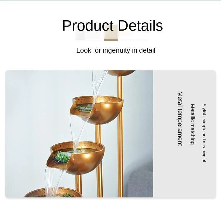 Elegant Large Minimalist Water Floor Fountain - Image 7