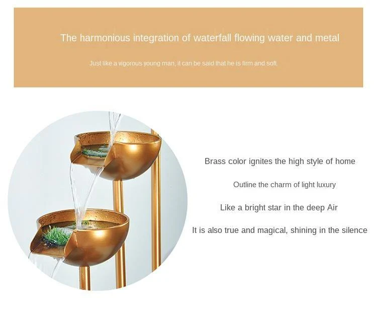 Elegant Large Minimalist Water Floor Fountain - Image 9