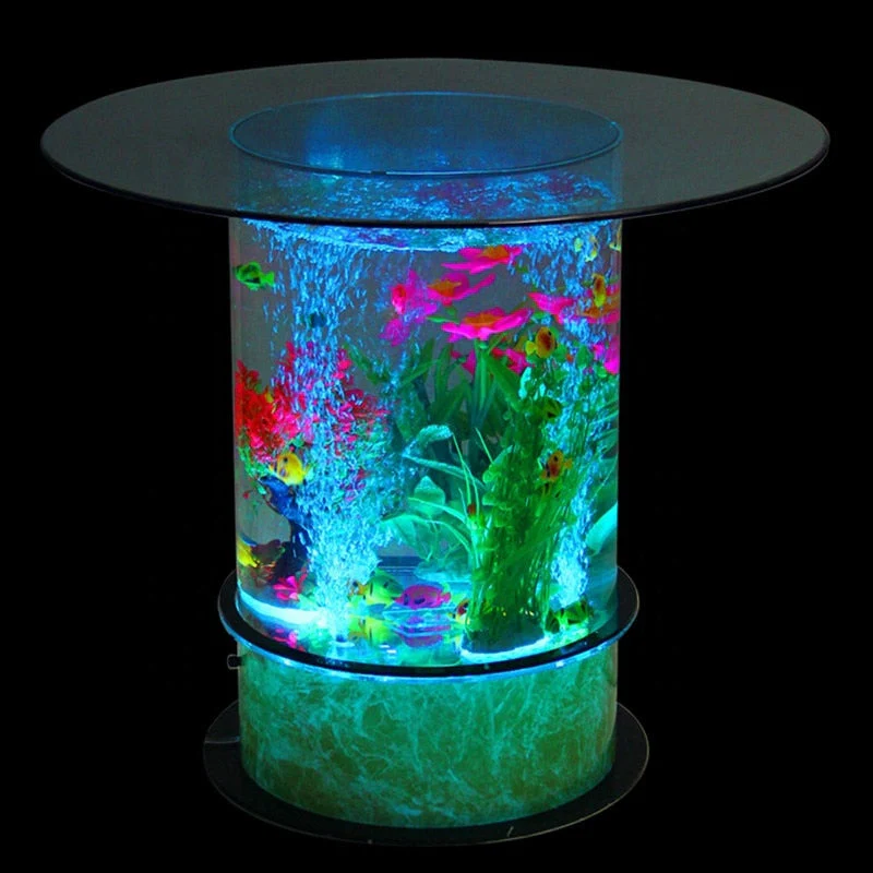 Elegant LED Magic Water Bubble Round Table - Image 5
