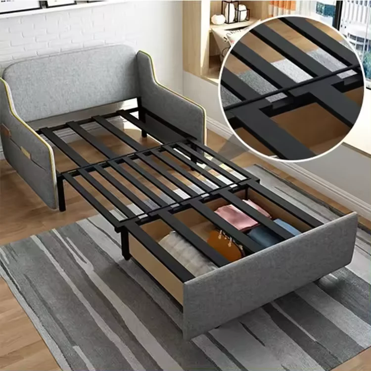 Elegant Living Room Convertible High-End Loafing Lounge Bed - Image 3