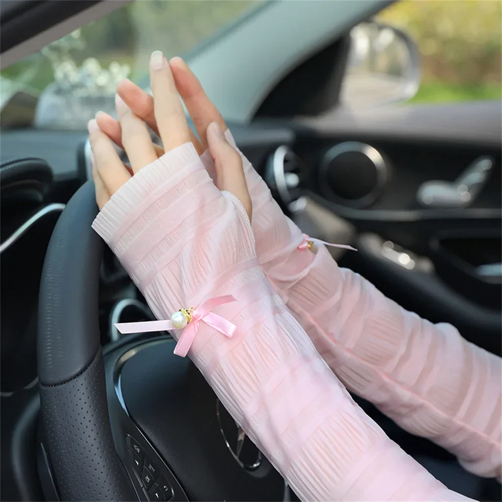 Elegant Long Fingerless Arm Sleeve - Image 2