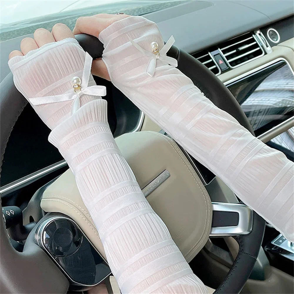 Elegant Long Fingerless Arm Sleeve - Image 6