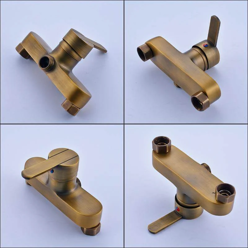 Elegant Luxury Antique Rainfall Bathroom Shower Set - Image 6