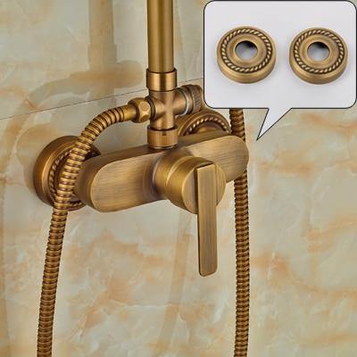 Elegant Luxury Antique Rainfall Bathroom Shower Set - Image 9
