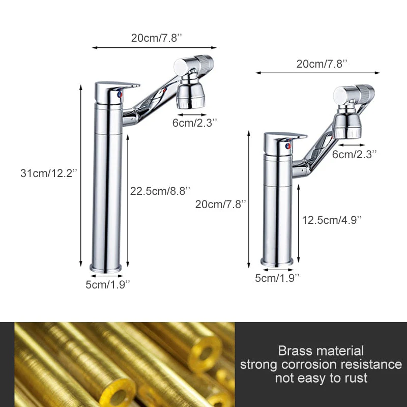 Elegant Luxury Rotating Basin Faucet - Image 17