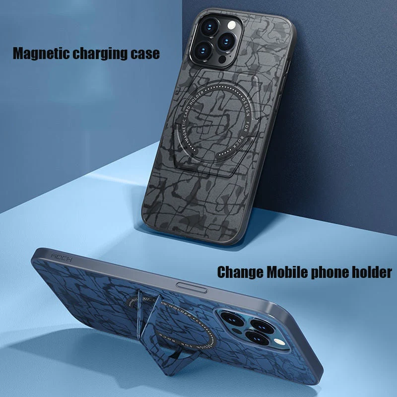 Elegant Magnetic Ring Phone Holder Case - Image 3