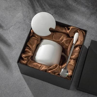 Elegant Marble Ceramic Coffee Mug Gift Set - Image 17