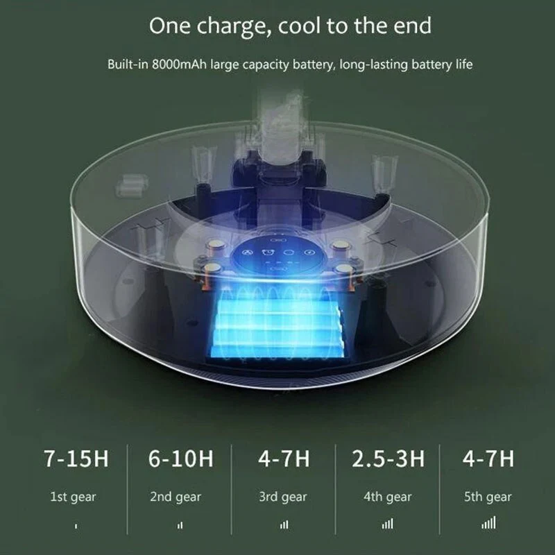 Elegant Mini Foldable Humidifier Fan - Image 9
