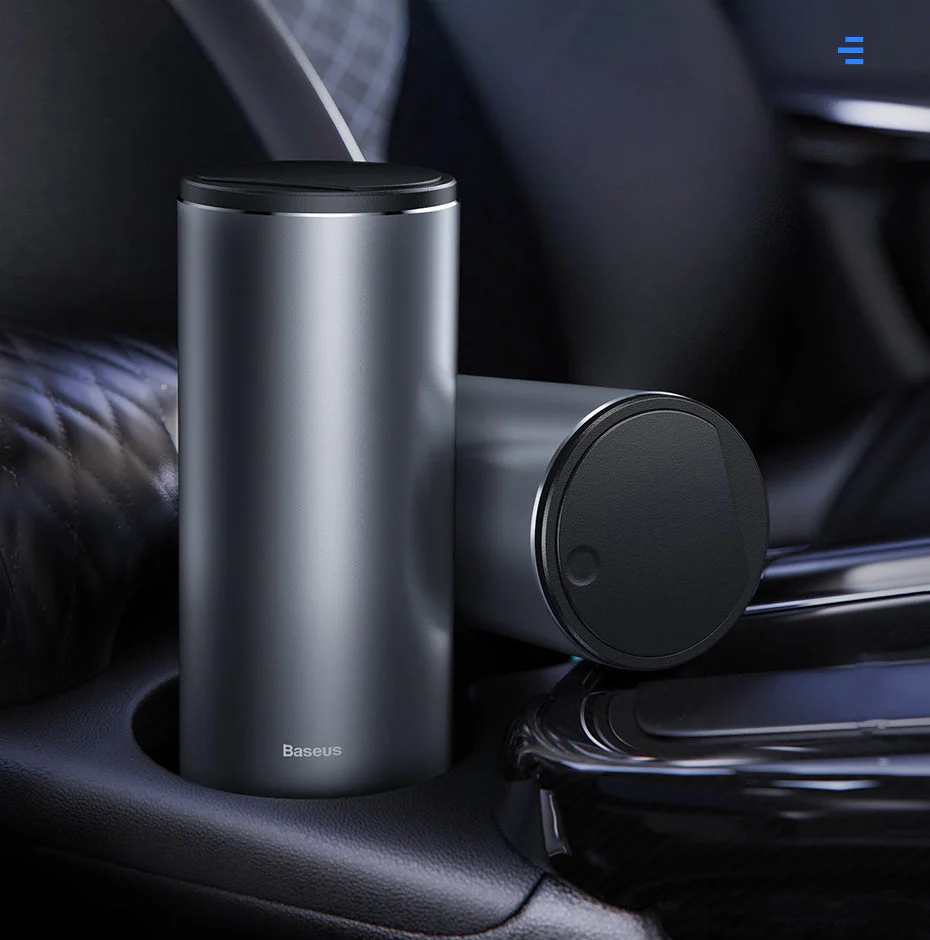 Elegant Mini Matte Car Trash Can - Image 5