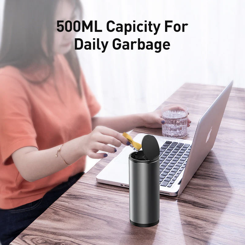Elegant Mini Matte Car Trash Can - Image 6