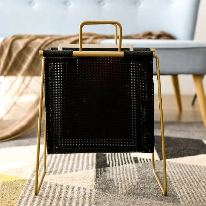 Elegant Minimalist European Floor Magazine Organizer - Image 2