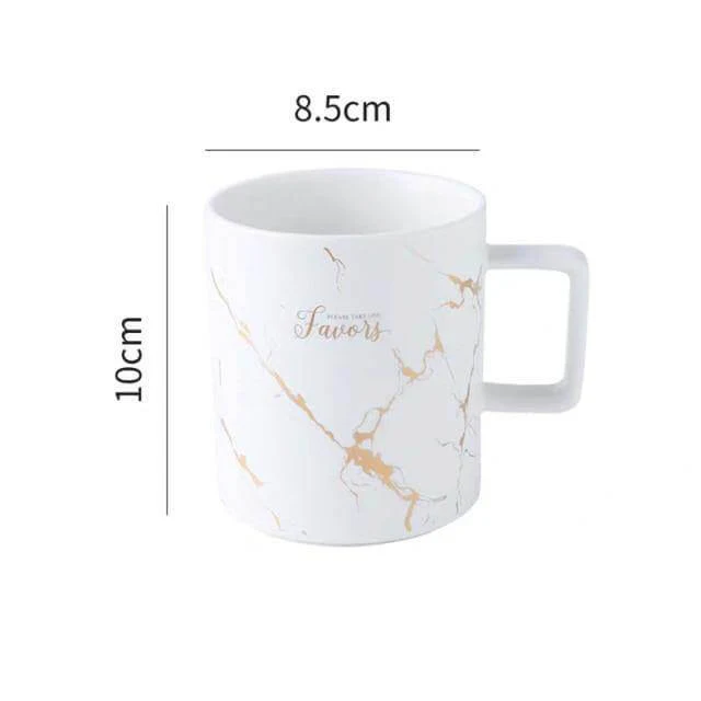 Elegant Nordic Marble Ceramic Coffee Mugs - Image 11