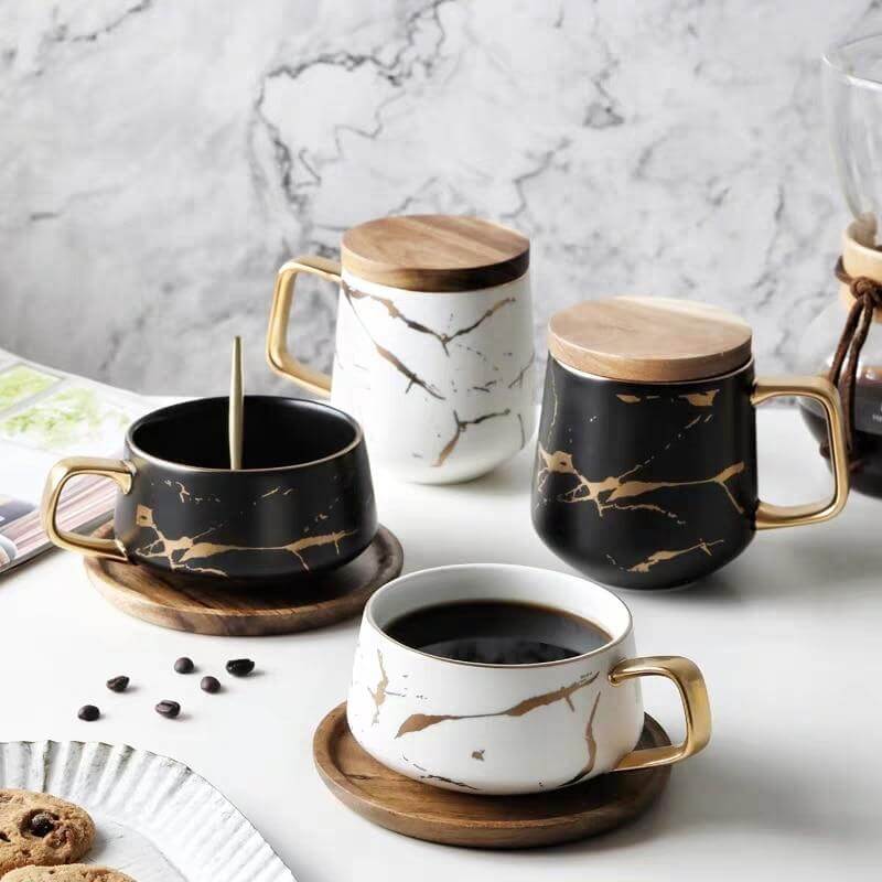 Elegant Nordic Marble Ceramic Coffee Mugs - Image 13