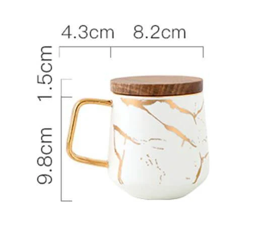 Elegant Nordic Marble Ceramic Coffee Mugs - Image 8