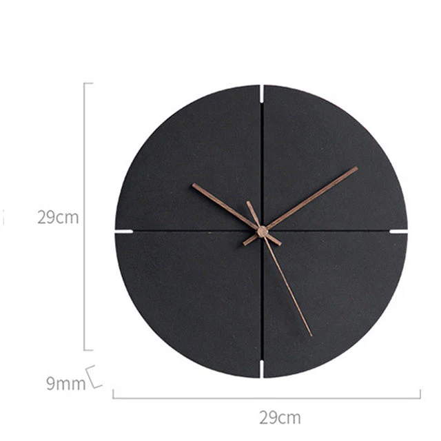 Elegant Nordic Minimalist Wooden Wall Clock - Image 3