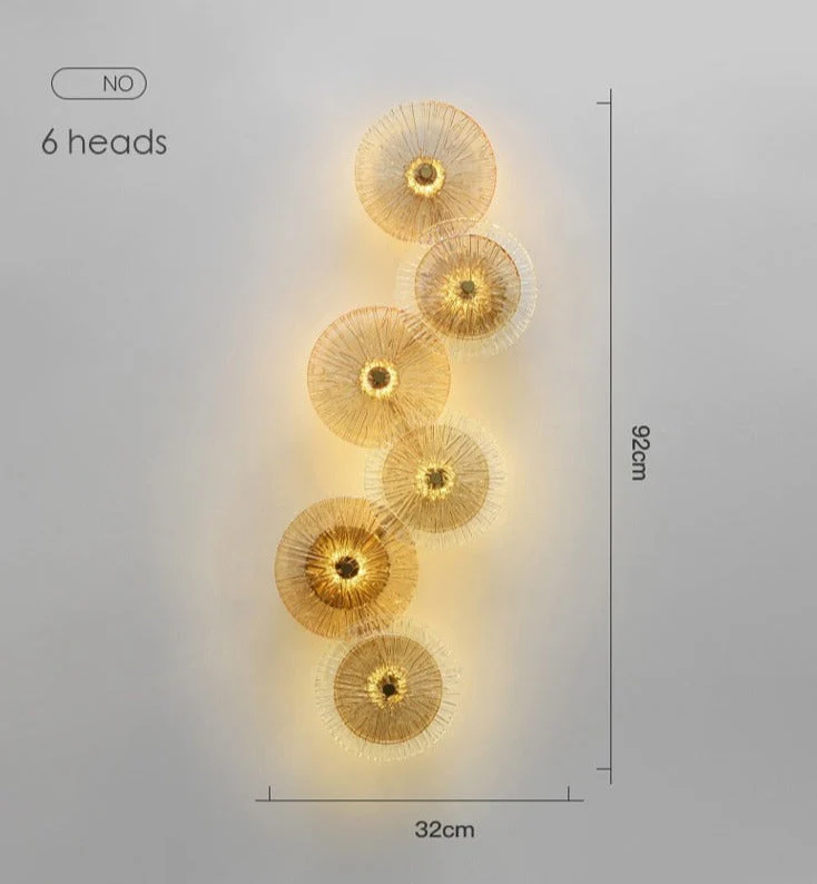 Elegant Postmodern Glass Stylish Wall Lamp - Image 9