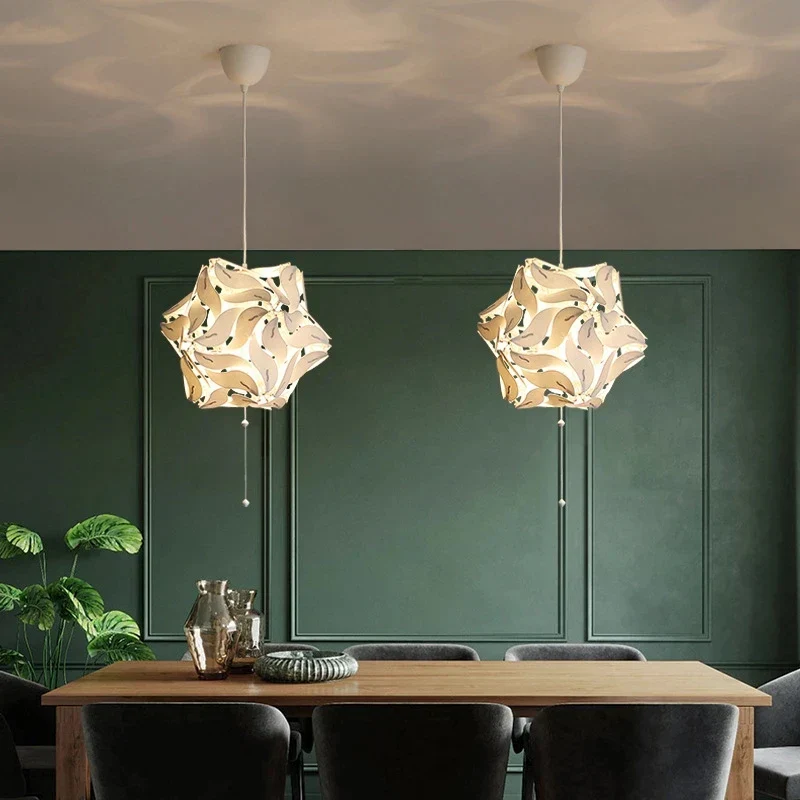 Elegant Retractable Bauhinia Blossom Pendant Light - Image 2
