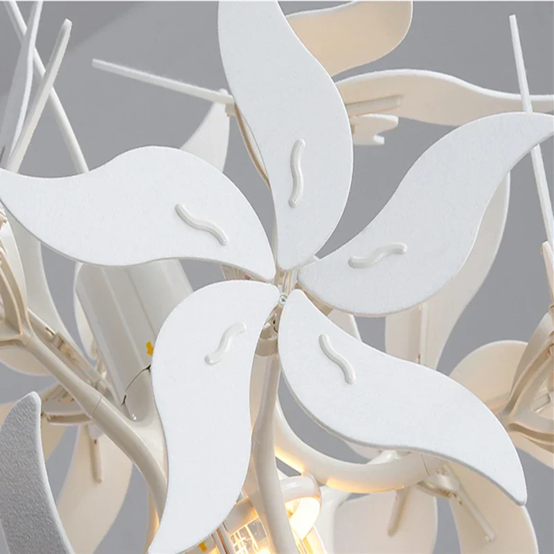 Elegant Retractable Bauhinia Blossom Pendant Light - Image 5
