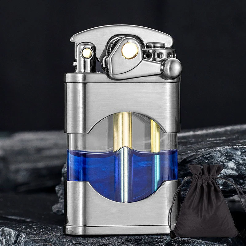 Elegant Retro Slim Metal Lighter - Image 10