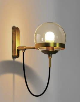 Elegant Retro Wall Glass Ball Lamp - Image 10