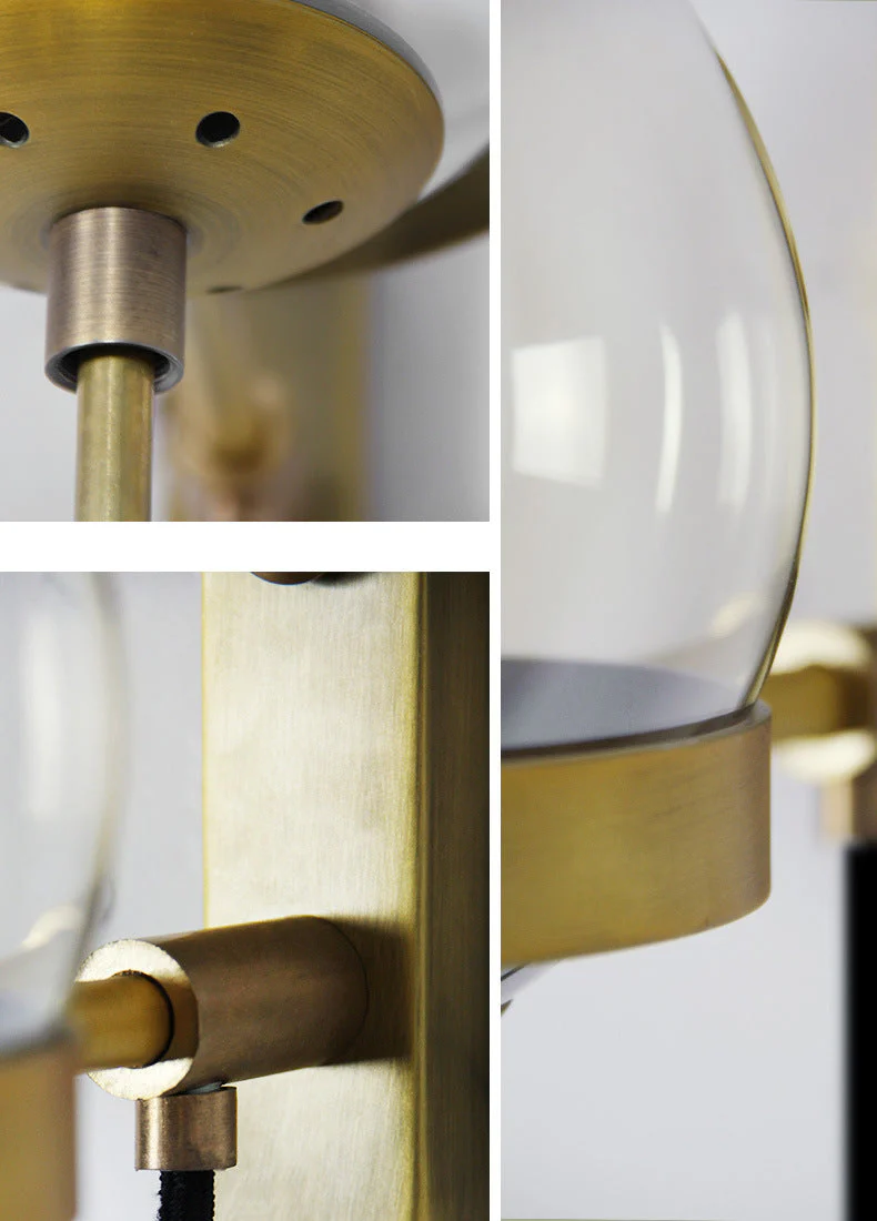 Elegant Retro Wall Glass Ball Lamp - Image 6
