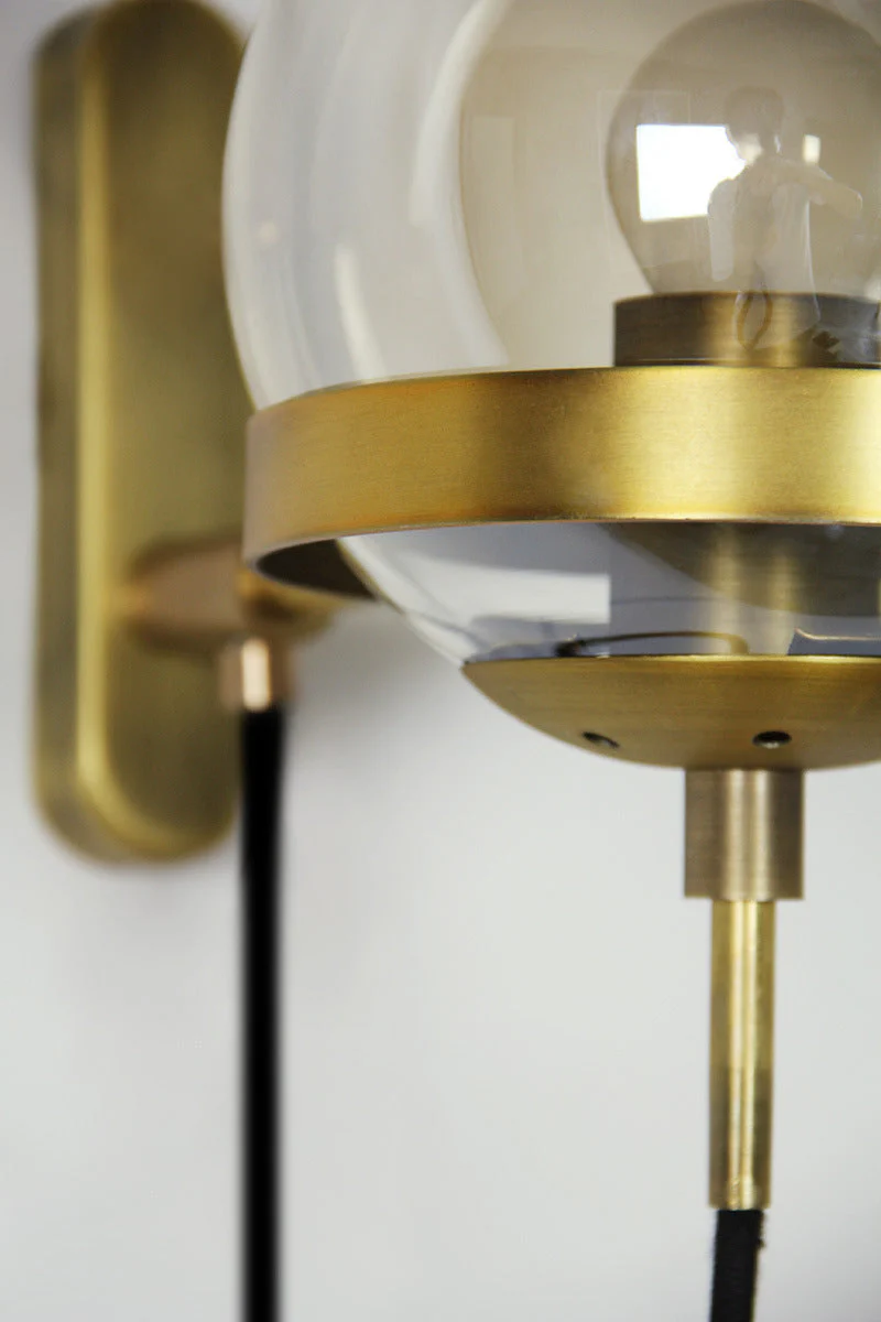 Elegant Retro Wall Glass Ball Lamp - Image 8