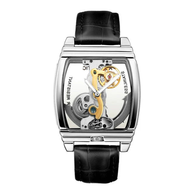 Elegant Self Winding Transparent Mechanical Men Watches - Image 7
