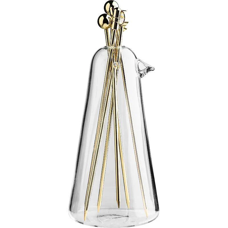 Elegant Stainless Steel Fruit Fork Jar - Image 13