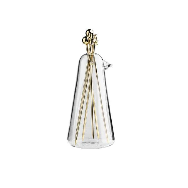 Elegant Stainless Steel Fruit Fork Jar - Image 17