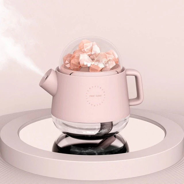 Elegant Teapot Humidifier Night Lamp - Image 5