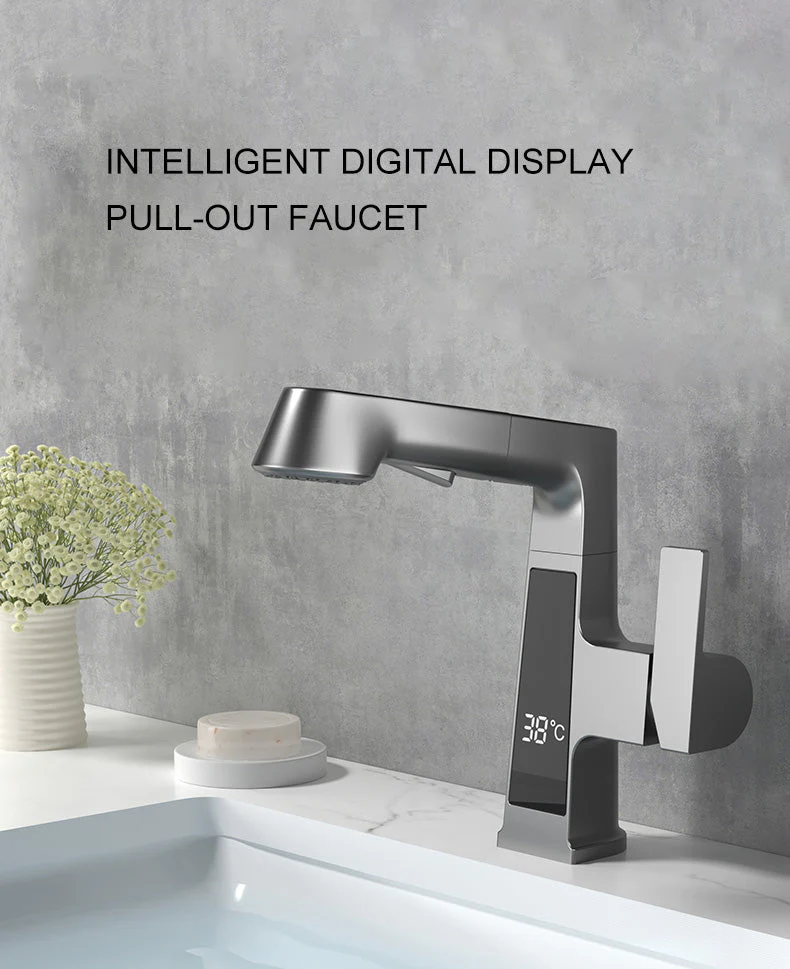 Elegant Temperature Display Smart Faucet - Image 7