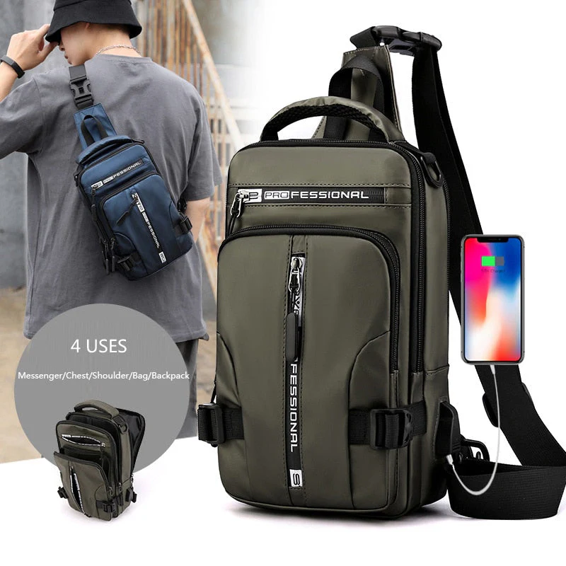 Elegant USB Charging Mini Crossbody Bag - Image 4