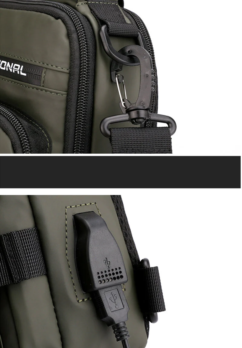 Elegant USB Charging Mini Crossbody Bag - Image 5
