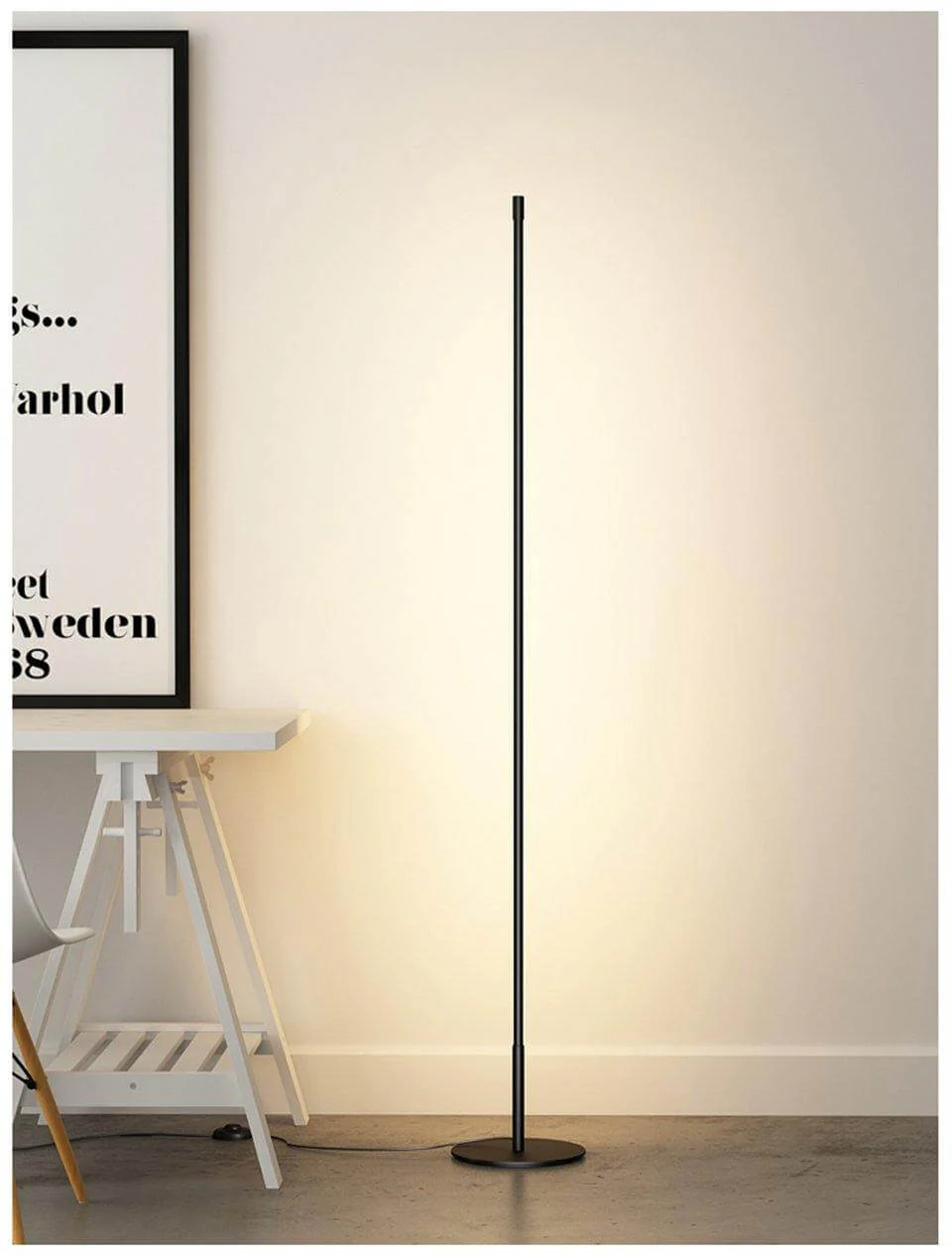 Elegant Vertical Atmospheric Floor Lamp - Image 13