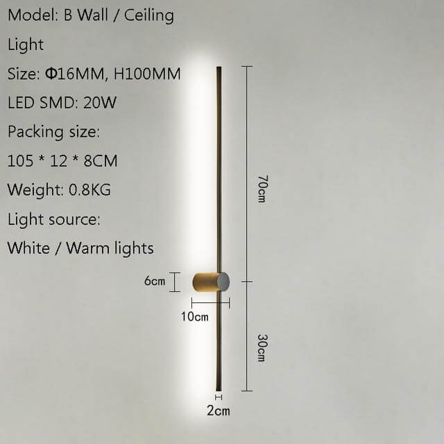 Elegant Vertical Atmospheric Floor Lamp - Image 4
