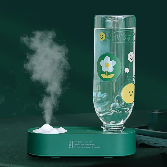 Elegant Water Bottle Humidifier Night Lamp - Image 4