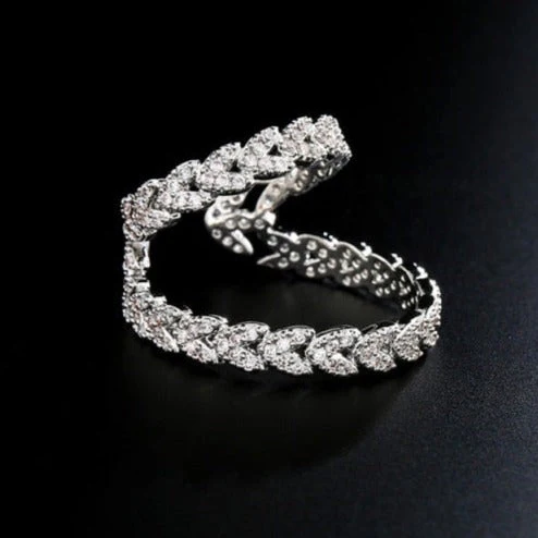 Elegant Zircon Crystal Clip-On Earrings - Image 9