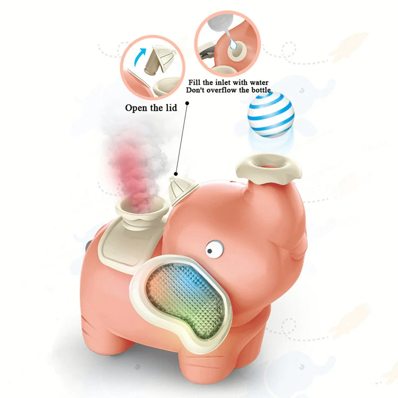 Elephant Levitation Ball Musical Humidifier - Image 6