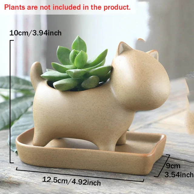 Elephant Minimal Ceramic Flower Pot - Image 10